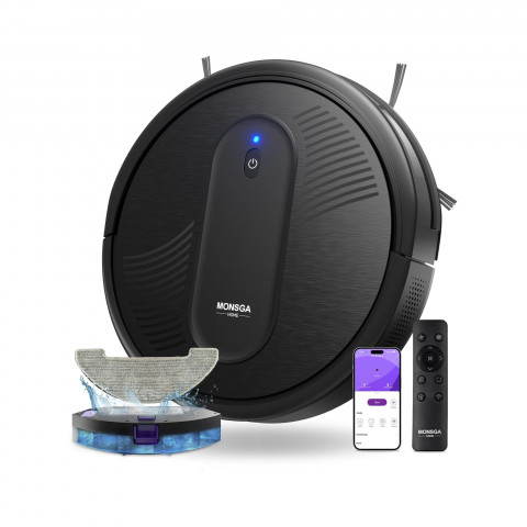 Робот-пилосос MONSGA 4000 з функцією вологого прибирання